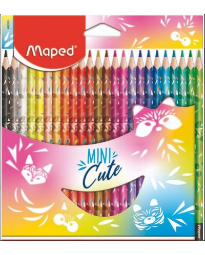 Моливи Maped Mini Cute - Peps, 24 цвята  - 1